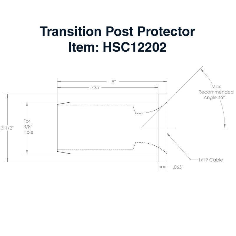 transition post protector specs