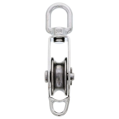 two inch stainless steel block swivel eye loop alt