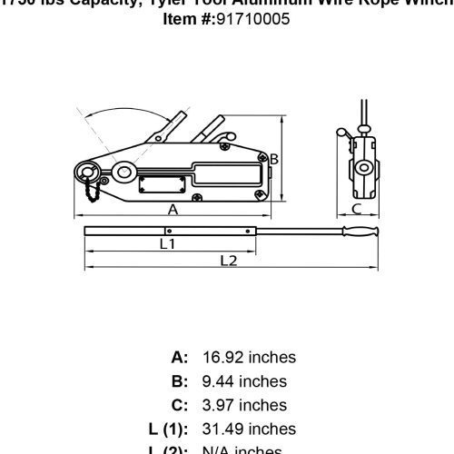 tyler 1750 lbs aluminum wire rope winch specification diagram 85bdf6e9 82e6 4c99 abf8 5a6de903f001