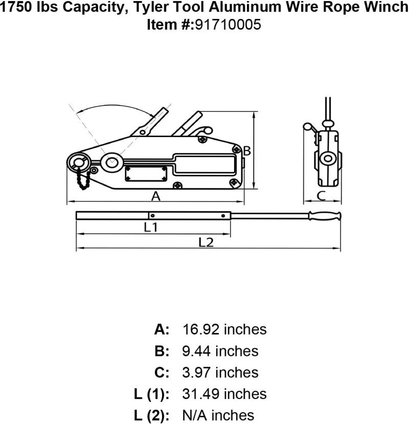 tyler 1750 lbs aluminum wire rope winch specification diagram 85bdf6e9 82e6 4c99 abf8 5a6de903f001