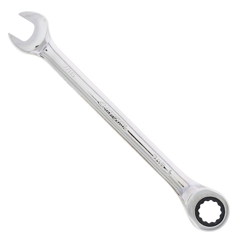 7/16" Ratcheting Box End / Open End Wrench  #Size_7/16"